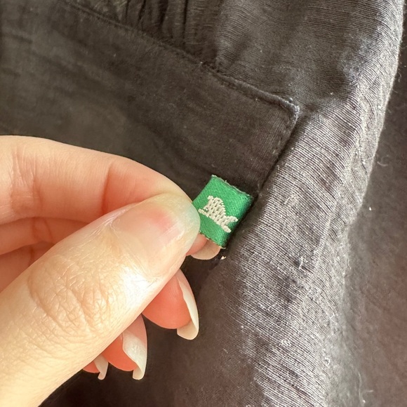 roberio sampaio Black Flutter Sleeve Linen Dress, Black Beach Coverup - Picture 11 of 16